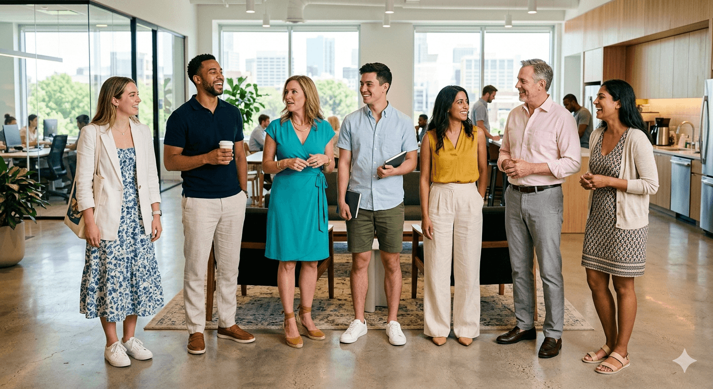 summer office outfit 